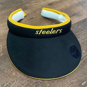 Pittsburg Steelers NFL football Reebok visor hat black yellow womens